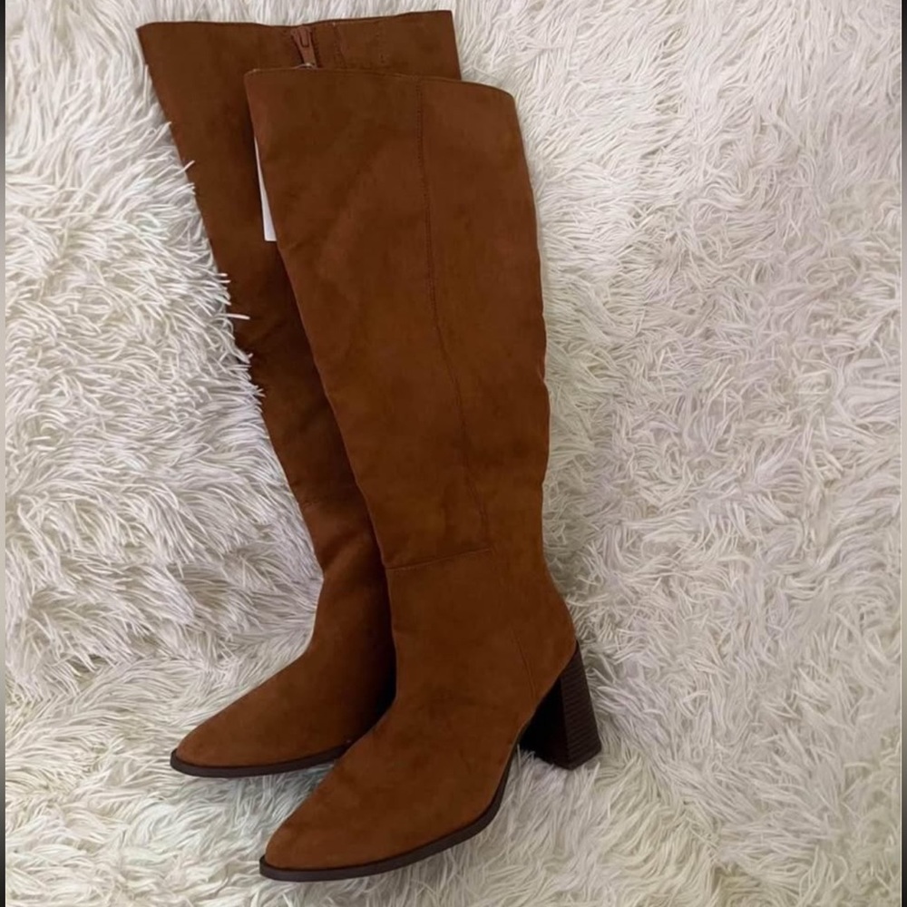 a new day Tan Heeled Boots